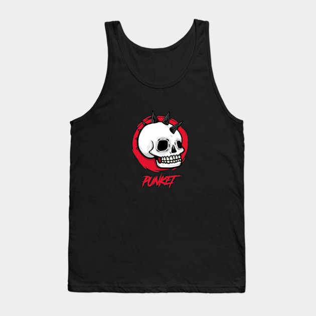 Punket Tank Top by Vintage Oldschool Apparel 